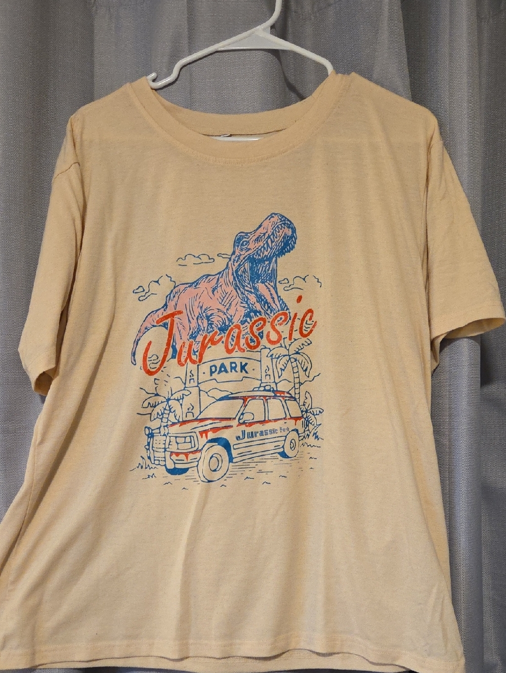 Light Beige Jurassic Park Shirt
